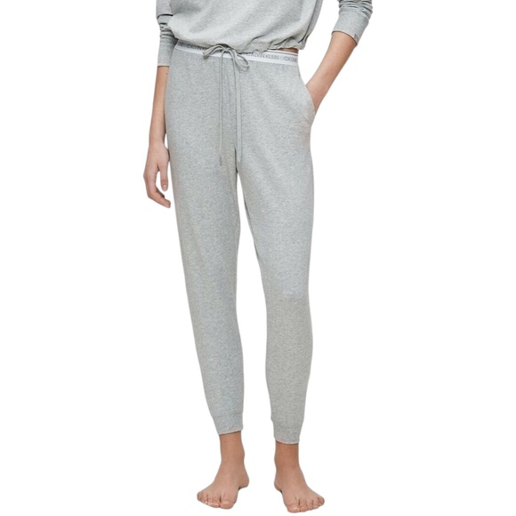 Calvin Klein Pants - Calvin Klein Women's CK One Jogger Sweatpants - QS6429 Heather Gray